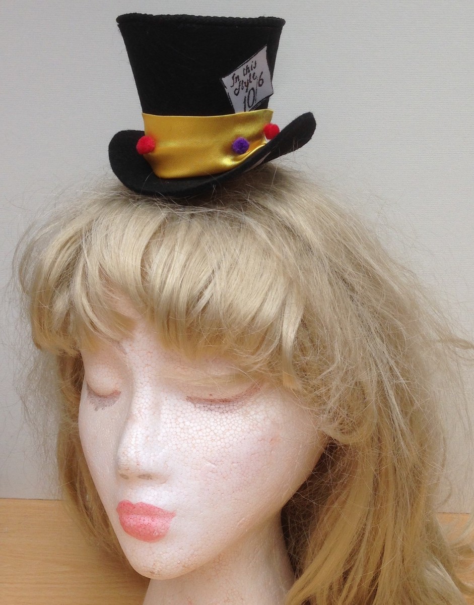 Mad Hatter Inspired mini hat fascinator