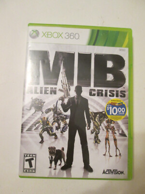 Men in Black: Alien Crisis (Microsoft Xbox 360, 2012) CIB Complete Tested