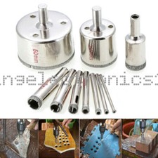 10pcs 3mm-50mm Diamond Tool Drill Bit Hole Saw Glass Ceramic Marble Tile