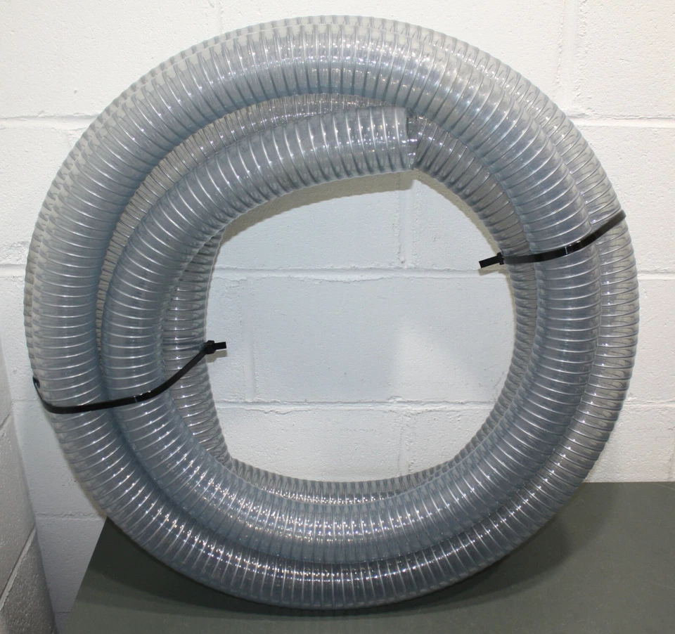 Kuri Tec Polyspring Suction & Transfer Hose K7160, 2-1/4" x 25ft, Food Grade PVC - Image 3 of 4