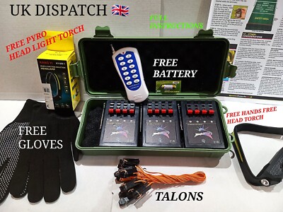 FUNKLOSES PYRO FEUERSTEUERUNGSSYSTEM AUSRÜSTUNGSSET + VIELE KOSTENLOSE GESCHENKE!! 