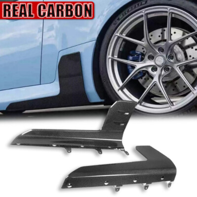 Carbon Fiber Side Skirt Extension Winglet Attachment For BMW G87 M2 MP
