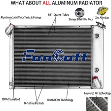 4-core Aluminum Radiator Fit 1966 1967 1968 Chevy Corvette 7.0l 427 V8 Engine At 4-core Aluminum Radiator Fit 1966 1967 1968 Chevy Corvette 7.0l 427 V8 Engine At
