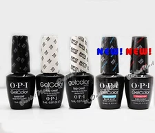 OPI GelColor Kit - GC010 BASE COAT GC030 TOP COAT 15ml 0.5oz Soak Off ✿ Ship 24H