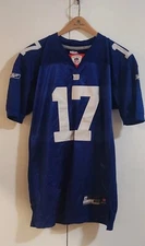 New York Giants Plaxico Burress #17 Reebok Authentic Jersey - Size 48 (L)
