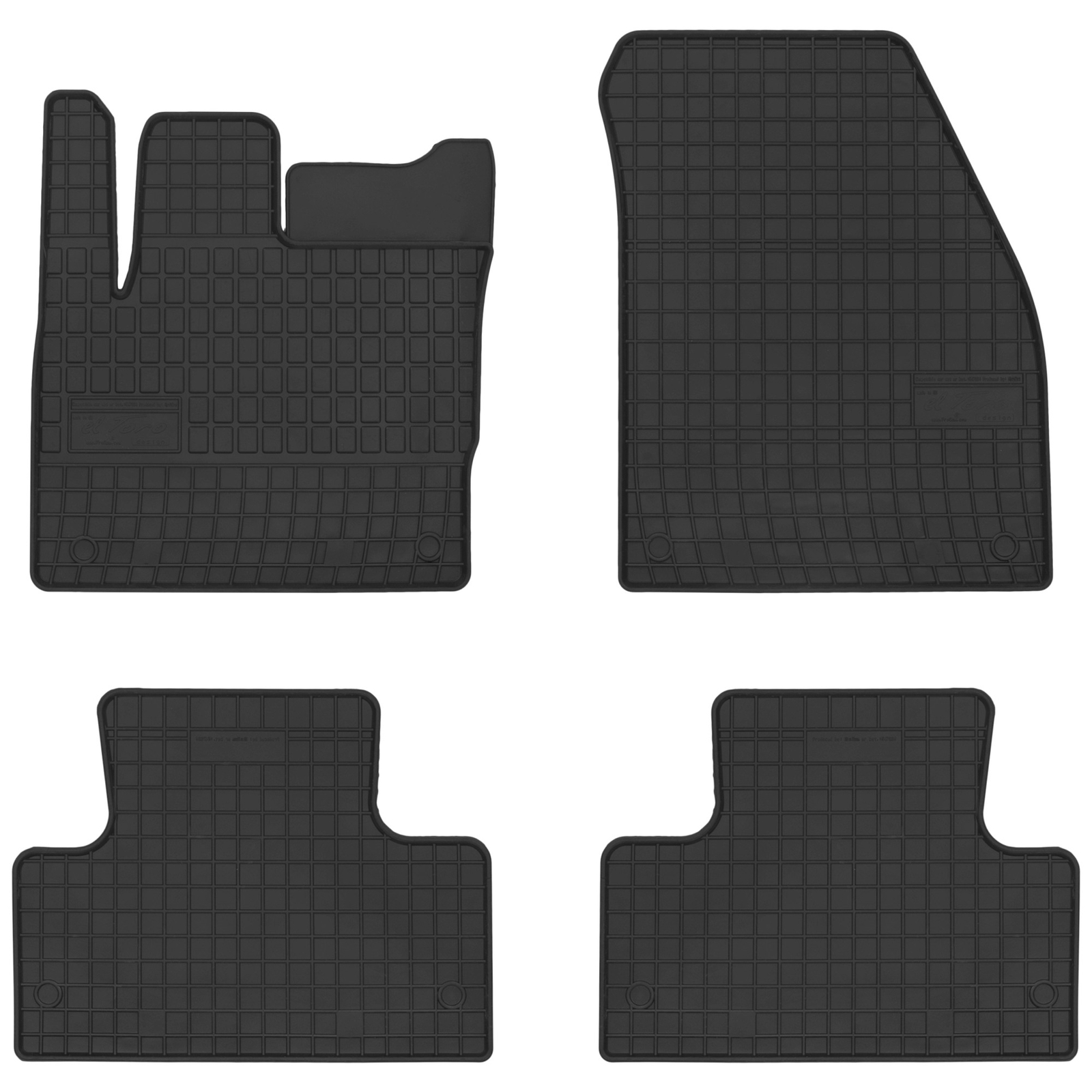 Gomma Tappetini Auto Frogum El Toro per Land Rover Range Rover Evoque I 2011-201