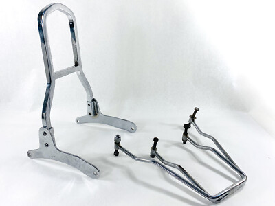 HARLEY SPORTSTER SISSY BAR AND SADDLE BAG SUPPORTS KHROME WERKS