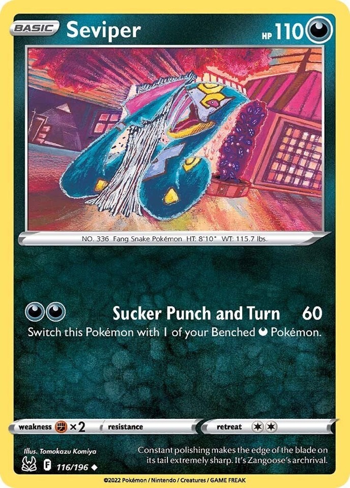 Seviper 116/196 Swsh11: Lost Origin - 1 of 1