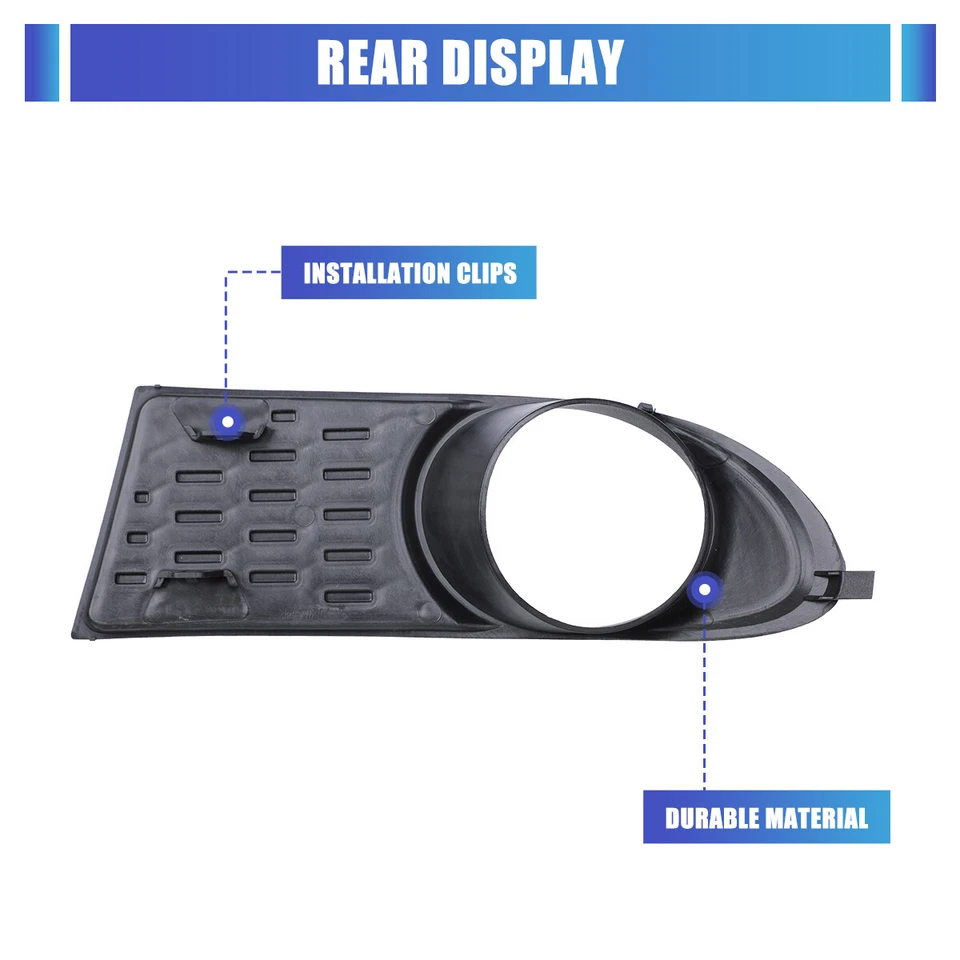 Pair Front Fog Light Bezel Cover For 2011-2020 Dodge Journey Left+Right Side - Image 2 of 4