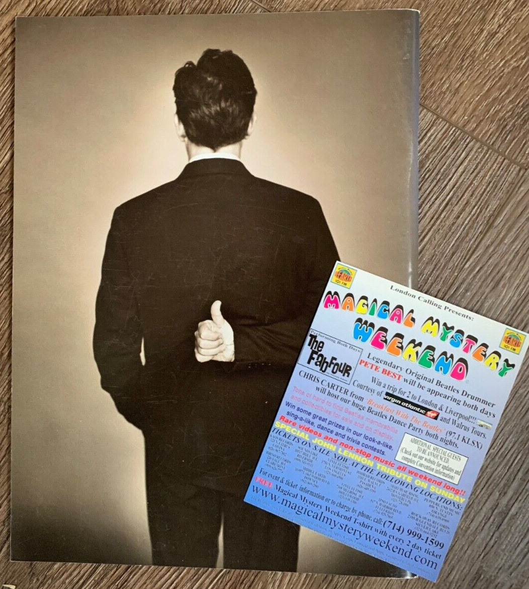 PAUL McCARTNEY - DRIVING USA 2002 WORLD TOUR CONCERT PROGRAM - VG+