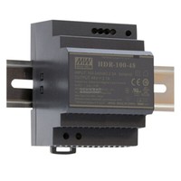 Meanwell HDR-100-24N, Dc Ac Hutschienen-Netzteil, Din, 100,8W 24V 4,2A