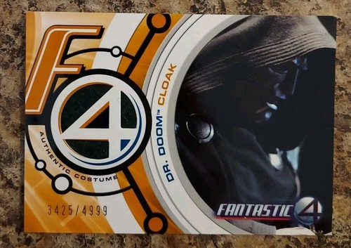 DR. DOOM Cloak Relic 2005 Upper Deck Fantastic Four Costume Card 3245/4999 Relic - Picture 1 of 2