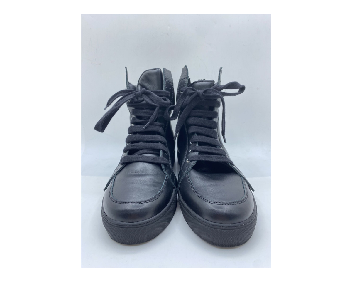 sneakers noir KRIS VAN ASSCHE zip at the back pointure 42 UK8