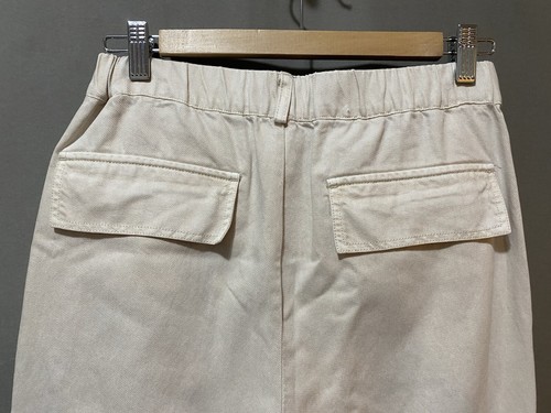 NWT YFB Women Elastic Waist Zip Front Hi-Rise Wide-Leg Cargo Pants Size M Beige - Picture 10 of 15