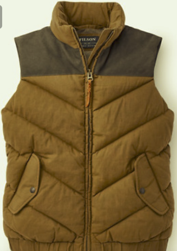 Filson Womens Calf Skin Leather Puffer 
