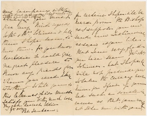 1866 PERSONAL LETTER EMMA ROBINSON to EDWIN ADCOCK KINVER QV 1d RED PAIR Pl.84 - Picture 7 of 7