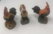 3 Roosters Multicolored 4,5 In X 3.5 In Chicken