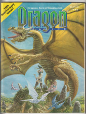 DRAGON MAGAZINE  182 1992 16TH ANNIVERSARY ISSUE DRAGON FEATURES PAUL JAQUAYS