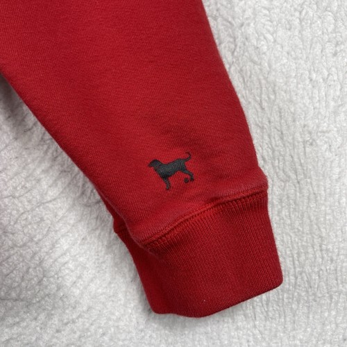 The Black Dog Sweatshirt Youth Medium Red Kids Pullover Pockets Preppy Casual - Picture 5 of 14