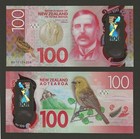 NEW ZEALAND 100 Dollars 2016, P-195a, Beautiful Polymer Banknote, UNC Grade