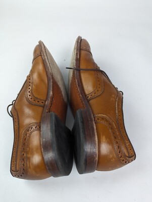 ALLEN EDMONDS Men\'s Sz 10D Brown Walnut Strand 1635 Leather Oxfords ALLEN EDMONDS Men main image 4