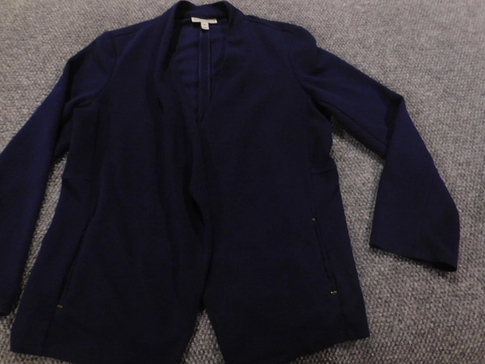 Dana Buchman женская куртка очень большой синий ope груди - Изображение 4 из 4