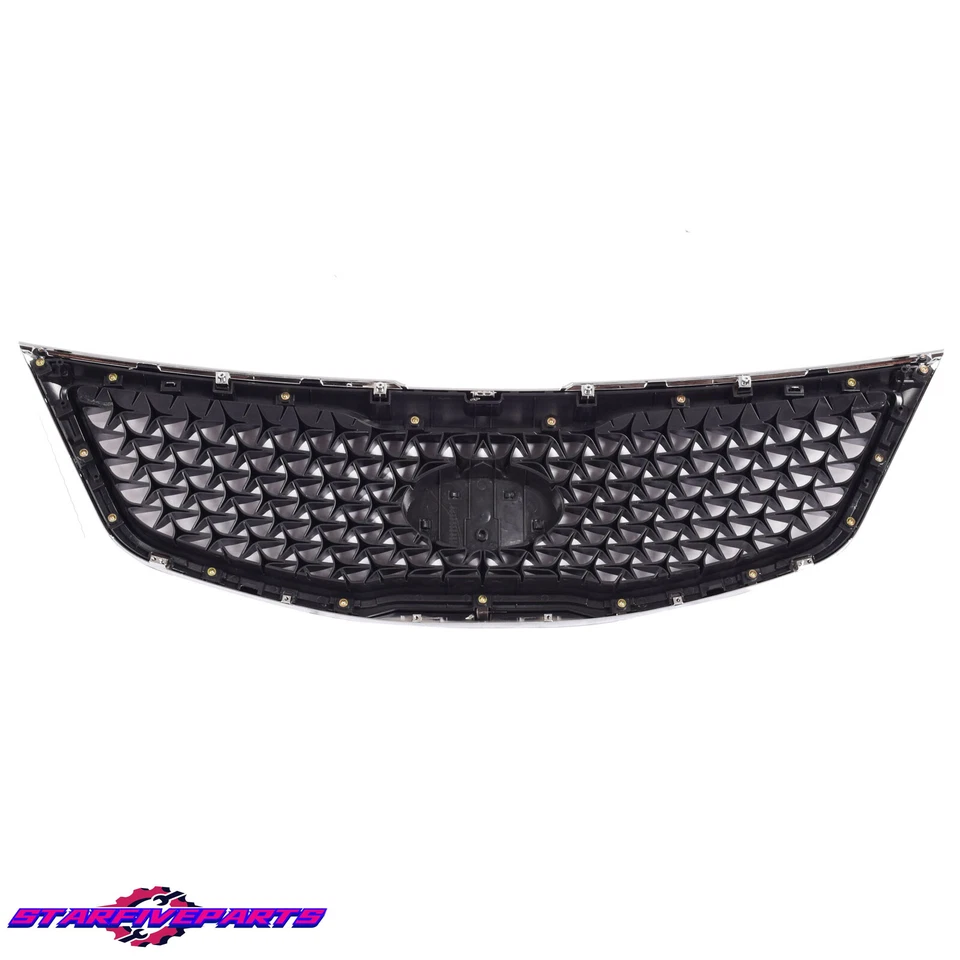 Front Upper Grille Chrome Assembly Fits Kia Sportage 2014-2016 W/ Radiator Cover - Изображение 4 из 4