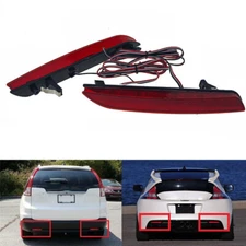 For 2012-2014 Honda CR-Z/CR-V Red Lens LED Bumper Brake Reflector Light Lamp
