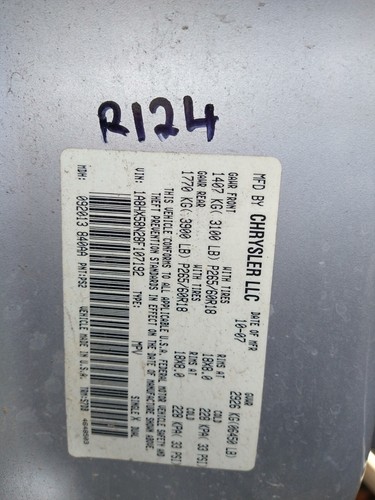 CHRYSLER SKIM IMMOBILIZER TRANSCEIVER MODULE 68018274AF IGNITION LOCK CYLINDER - Picture 13 of 13