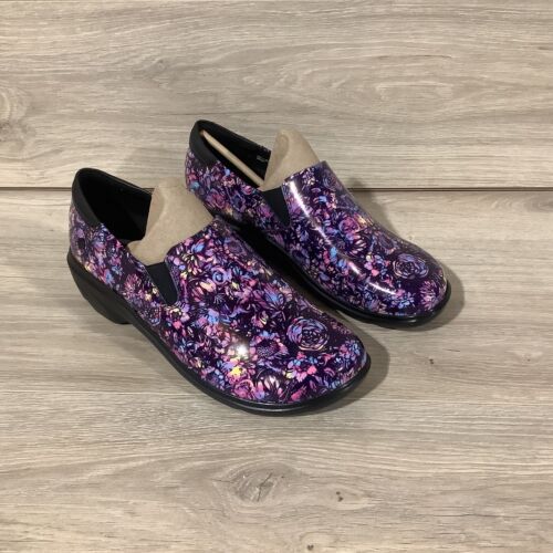 NIB Klogs Footwear Ascent Luxury Foliage Patent Slip On Size 11M Nursing Shoes - Picture 3 of 13