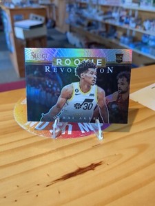 2022-23 Select Silver Prizm Ochai Agbaji Rookie Revolution- Utah Jazz