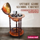 Mini Globe Bar Cabinet Stand Drinks Serving Trolley Liquor Alcohol Wine Storage