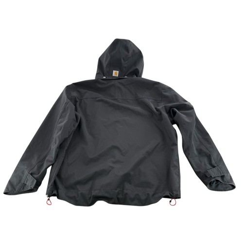 Carhartt Shoreline Storm Defender Jacket Men’s Large Black Hooded Waterproof - Bild 15 von 20