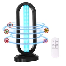 UV Light Sanitizer,4Speed Timing and Remote Control UVC Home Disinfection Device