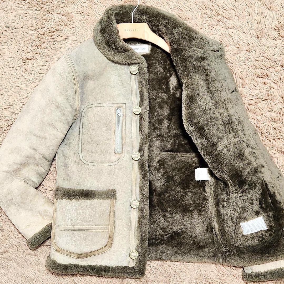 Nonnative Non Natub Shearling Jacket Sheepskin Ge… - image 1