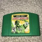 3DO Army Men: Sarge's Heroes 2 Green Cart Nintendo 64 (Tested)