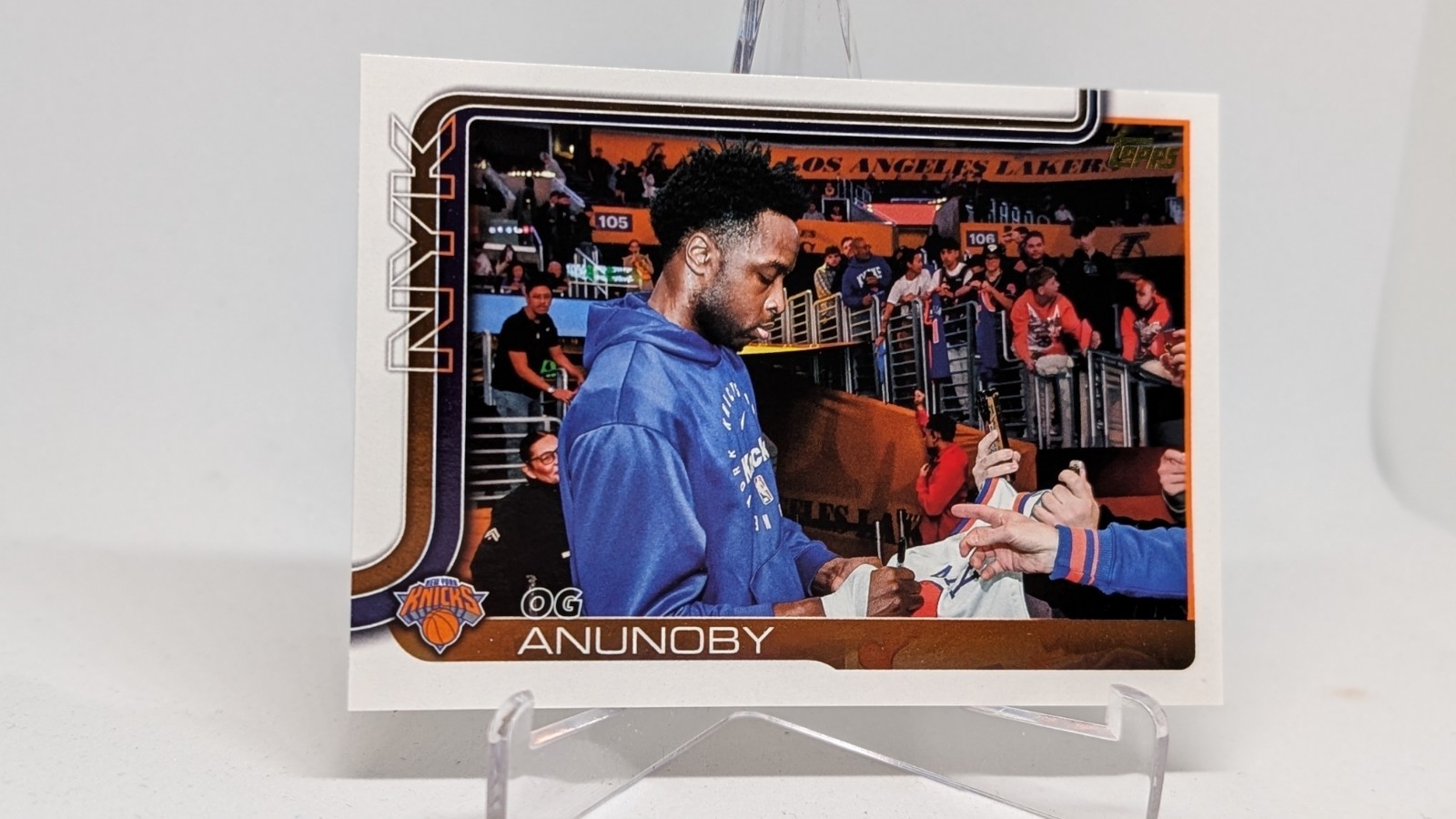 2025-26 Topps Flagship Basketball OG Anunoby #15 Golden Mirror SSP