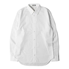 Dior Shirt White Size:39 Micropin Dot Dress (933C569A4586) Top Long Used BEEG-0