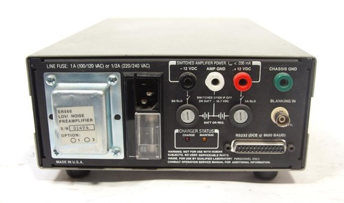 Stanford Research SR 560 Low Noise Voltage Preamplifier - Picture 6 of 7