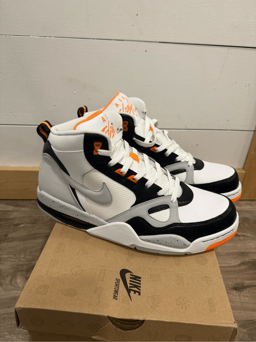Nike Flight 13 Mid \'White Strata Grey’ Men’s Sz 13 NEW Size 13 - Nike Flight 13 Mid White Strata Grey for sale  main image 2