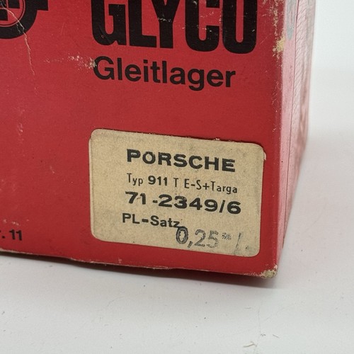 Porsche 911 Rod Bearing Set .25mm GLYCO ROD BEARING SET 71-2349/6 - Picture 3 of 4
