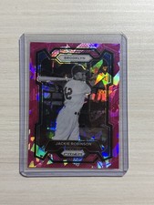 Jackie Robinson 2024 Panini Prizm - #110 Pink Ice Prizm Dodgers