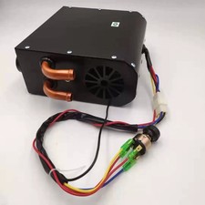 12V/24V Universal Car Underdash Compact Heater Kit 8x Copper Tube + Speed Switch