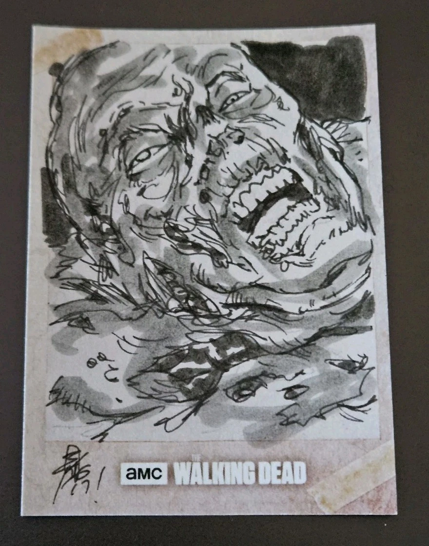 Walking Dead with Sketch Collectable Trading Cards for sale | eBay
