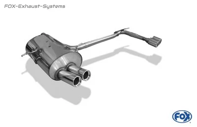 Pot d'échappement sport duplex BMW Série 3 E46 320i 323i 328i Berline/Tour/Coupe/Cabriolet - Photo 1/3