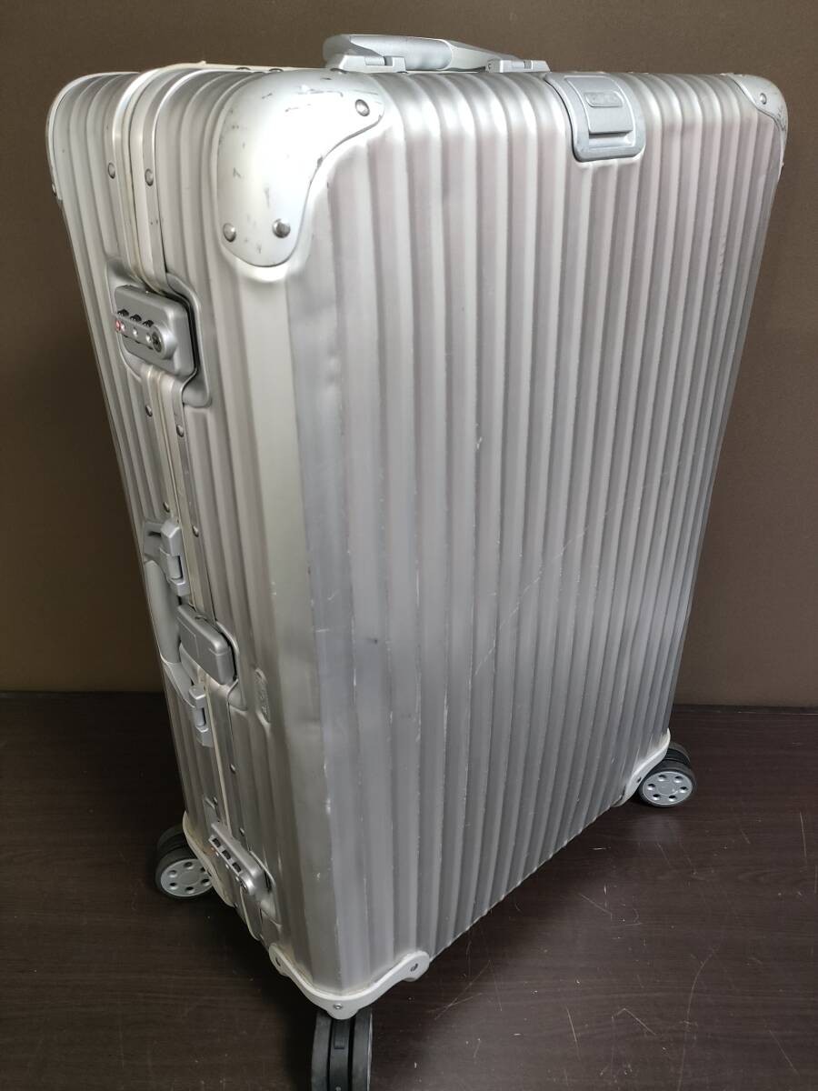 Vintage 2012 Rimowa Topaz Discontinued 3 Lock 82L Suitcase