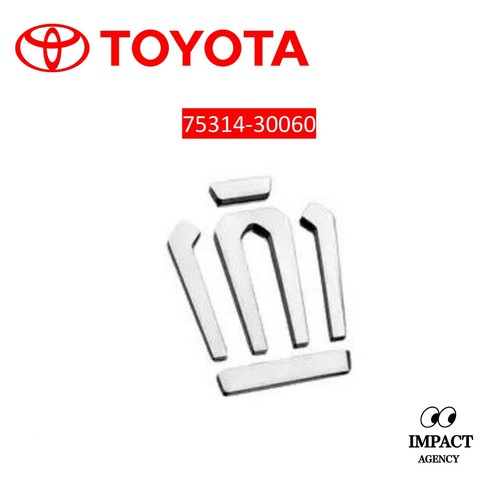 TOYOTA Genuine Front Bamper Symbol Emblem Crown Crossover Badge 75314-30060 JP