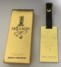 Etiquette de bagage 1 MILLION Paco Rabanne