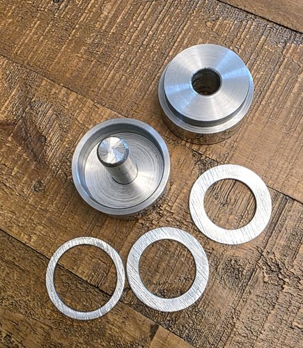 7/16" COIN RING TOOLS CENTER PUNCH THAT WILL CENTER PUNCH 4 DIFFERENT SIZE COINS - Picture 4 of 11