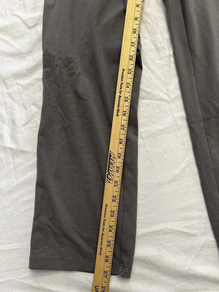 Women With Control Pants Womens Medium Gray Pull On Stretch Straight Leg Lounge - Image 2 of 4